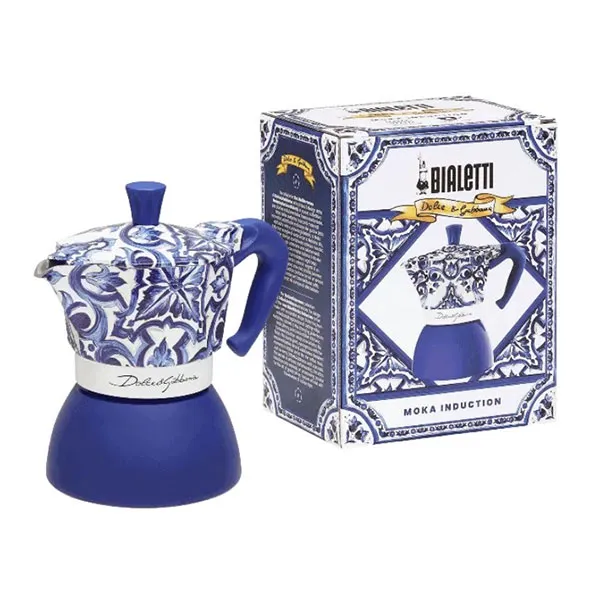 Caffettiera Moka Induction Dolce e Gabbana 4 tazze Bialetti 3