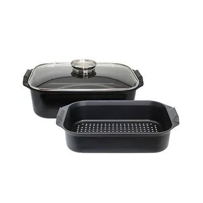 Casseruola arrostiera con coperchio Aroma Elo