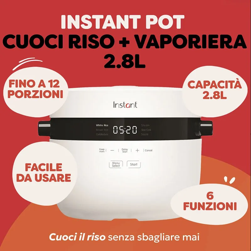 Cuoci Riso Multi Grain 2.8 litri Instant Pot 5