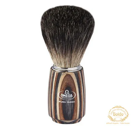 Pennello da barba in tasso 6752 Omega
