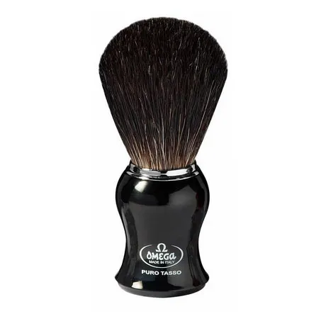 Pennello da barba in tasso nero 666 Omega
