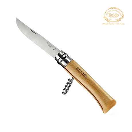 Coltello con cavatappi e fodero Opinel N.10