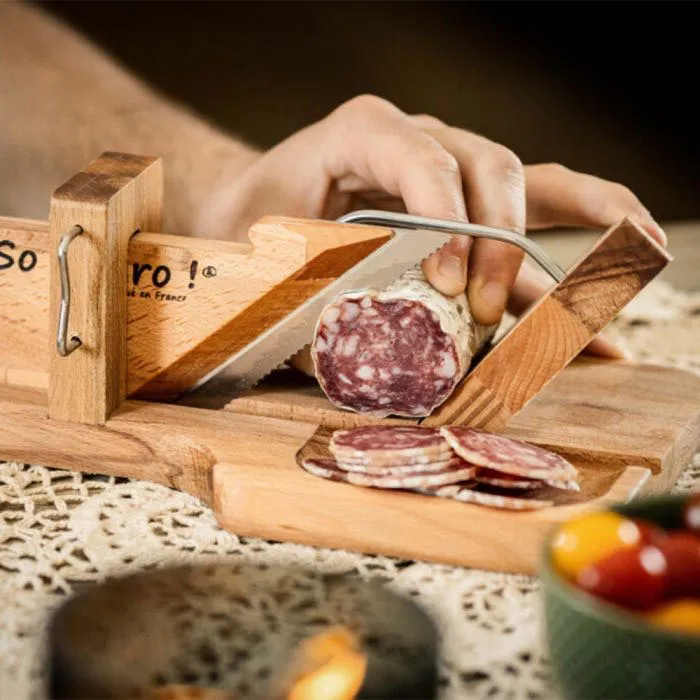 Affetta salame manuale Rog 3