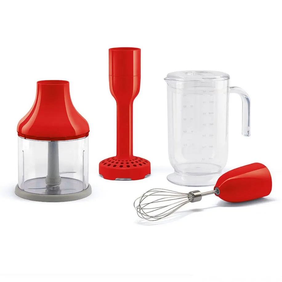 Frullatore immersione con accessori HBF03RDEU Smeg 4