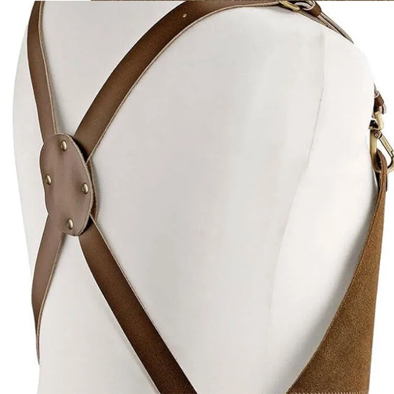 Grembiule in pelle per barbecue Zassenhaus 2