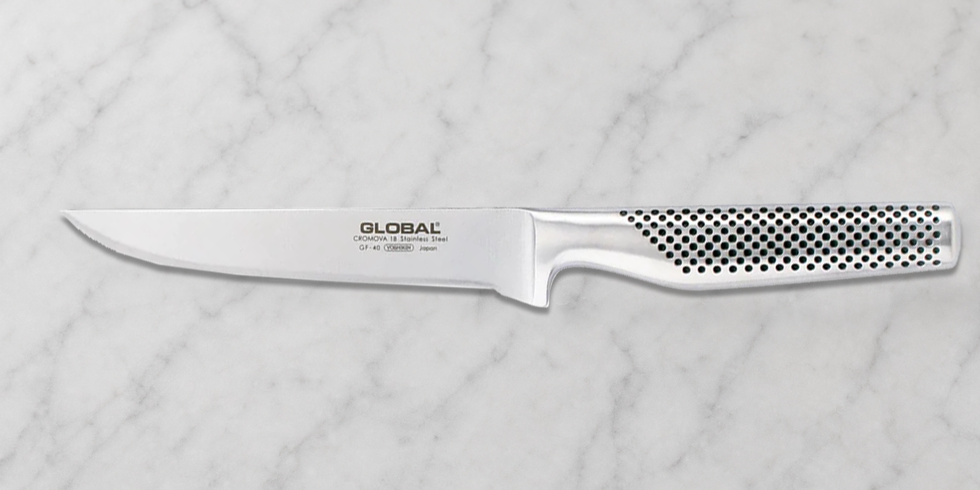 Coltello Global GF-40 da disosso forgiato con lama larga da 15 cm